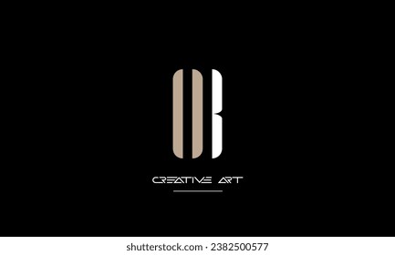 BO, OB, B, O abstract letters logo monogram