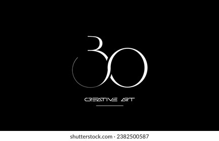 BO, OB, B, O abstract letters logo monogram