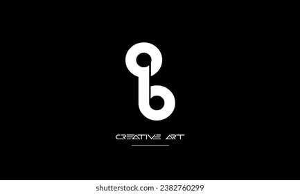 BO, OB, B, O abstract letters logo monogram