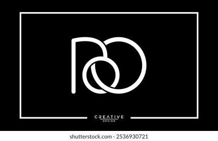 BO, OB, B, O, Abstract Letters Logo Monogram