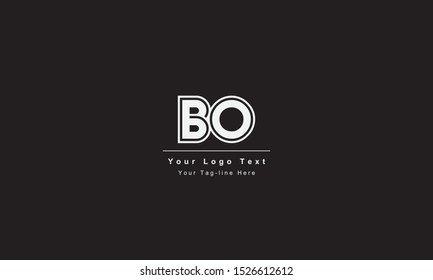 BO or OB letter logo. Unique attractive creative modern initial BO OB B O initial based letter icon logo