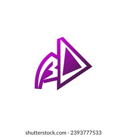 BO Premium emblem logo initial esport and gaming design concept