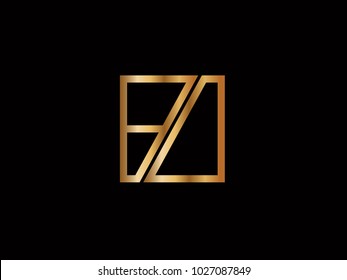BO square shape gold vector design