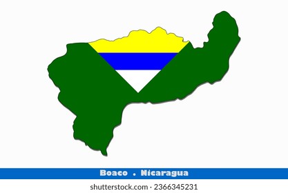 Boaco Flag -  Departments of Nicaragua (EPS)