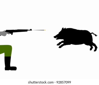 Boar hunting