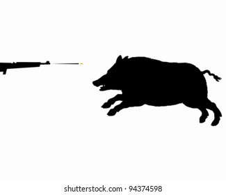 Boar hunting