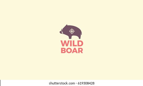 Boar Hunting Logo