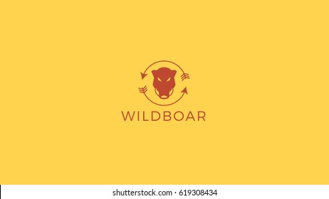 Boar Hunting Logo