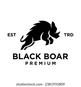 Boar icon design illustration template