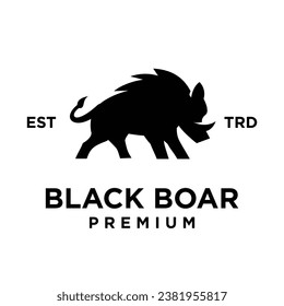 Boar icon design illustration template