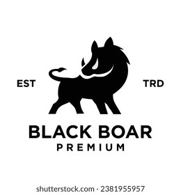 Boar icon design illustration template