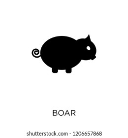 Boar icon. Boar symbol design from Animals collection. Simple element vector illustration on white background.