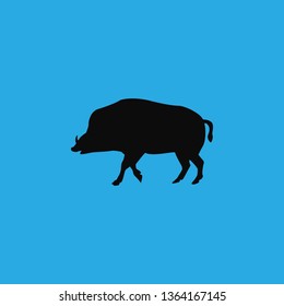 boar icon vector