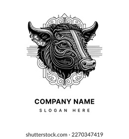 boar logo features a stylized image of a wild boar, typically associated with strength, courage, and ferocity in many cultures