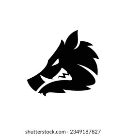 boar logo vector icon illustration