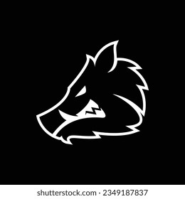 boar logo vector icon illustration