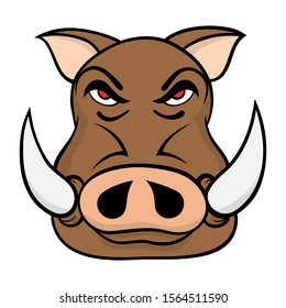 Boar for making logos, vector.