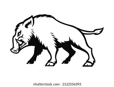 Boar Vector Mascot, this design can be used as an emblem