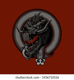 Boar Wildlife Vector illustration Logo