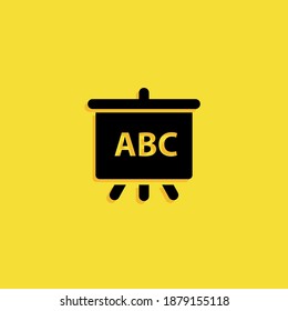 icono del abc del tablero. Ilustración del vector EPS 10.