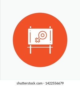 Board, Ad, Message white glyph icon