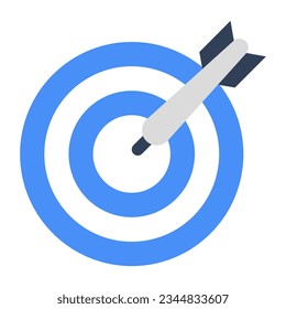 Boards mit Bogenpfeil, die das Dartboard-Symbol zeigen 