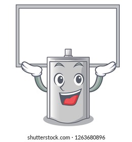Up board bag packaging food in shape cartoon
