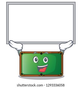 Up board billiard table in shape of cartoon