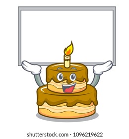 Up board birthday cake character cartoon