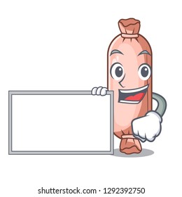 With board bolster on the funny cartoon shape