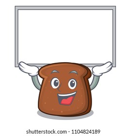 Up board brown bread character cartoon