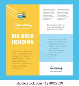 Board  Business Company Poster Template. with place for text and images. vector background
