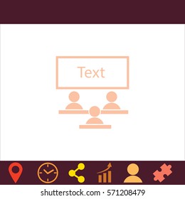 Board business  icon. Vector design.