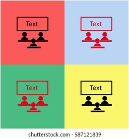 Board business vector  icon.