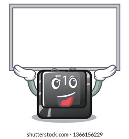 Up board button f10 in the mascot shape