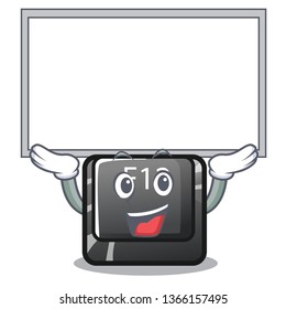 Up board button f12 on a keyboard mascot