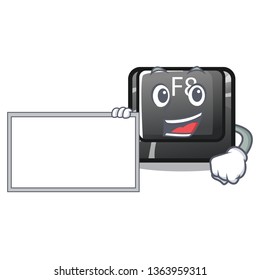 With board button f8 in the shape character