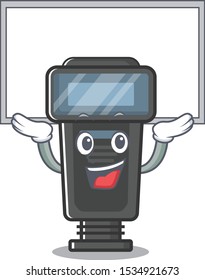 Up board camera flash in the cartoon shape