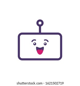 board cartoon design, Kawaii school expression cute character funny and emoticon theme Vector illustration