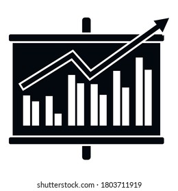 Organigraftsymbol. Einfache Illustration von Leiterkarte, Vektorsymbol für Webdesign einzeln auf weißem Hintergrund