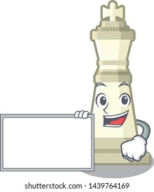 With board chess king isolated in the character