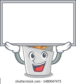Up board churros with in the cartoon shape