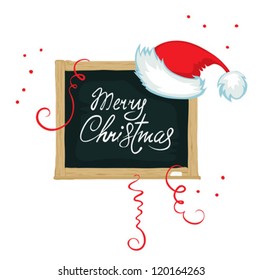 Board of congratulation with Christmas