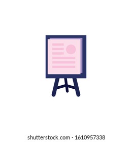 board design, Office object workforce corporate job work occupation and communication theme Vector illustration