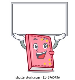 Up board diary character cartoon style