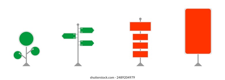 BOARD FOR DIRECTIONS AND ANNOUNCEMENTS.BOARD,GREEN,SET