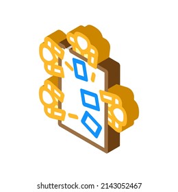 board director isometric icon vector. board director sign. isolated symbol illustration
