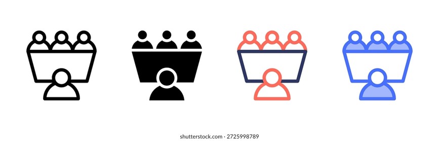 Tablero de Directores Multi Style Icon Set