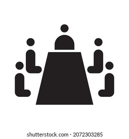 board of directors vector icon design template