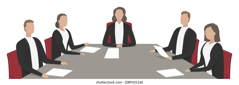 Board of directors. Vector illustration.
